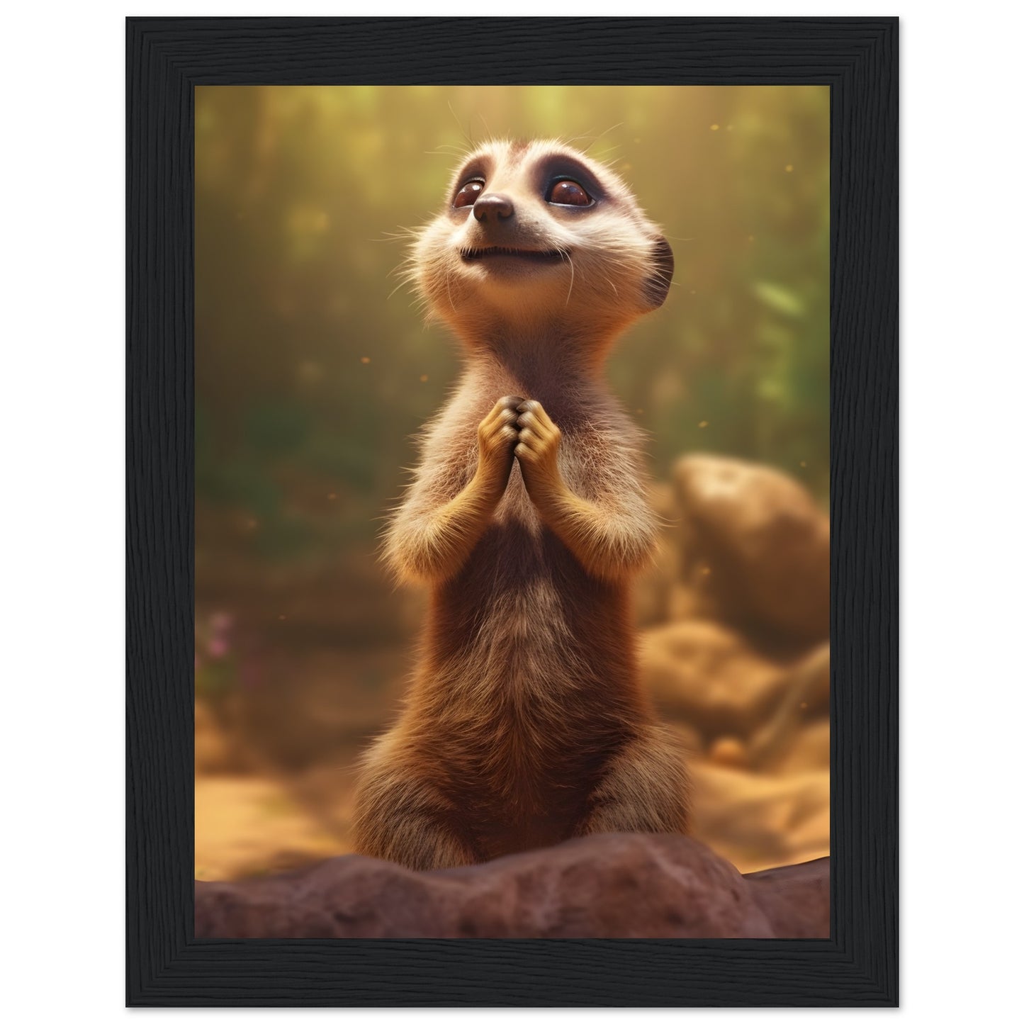 bendición suricata - cartel 