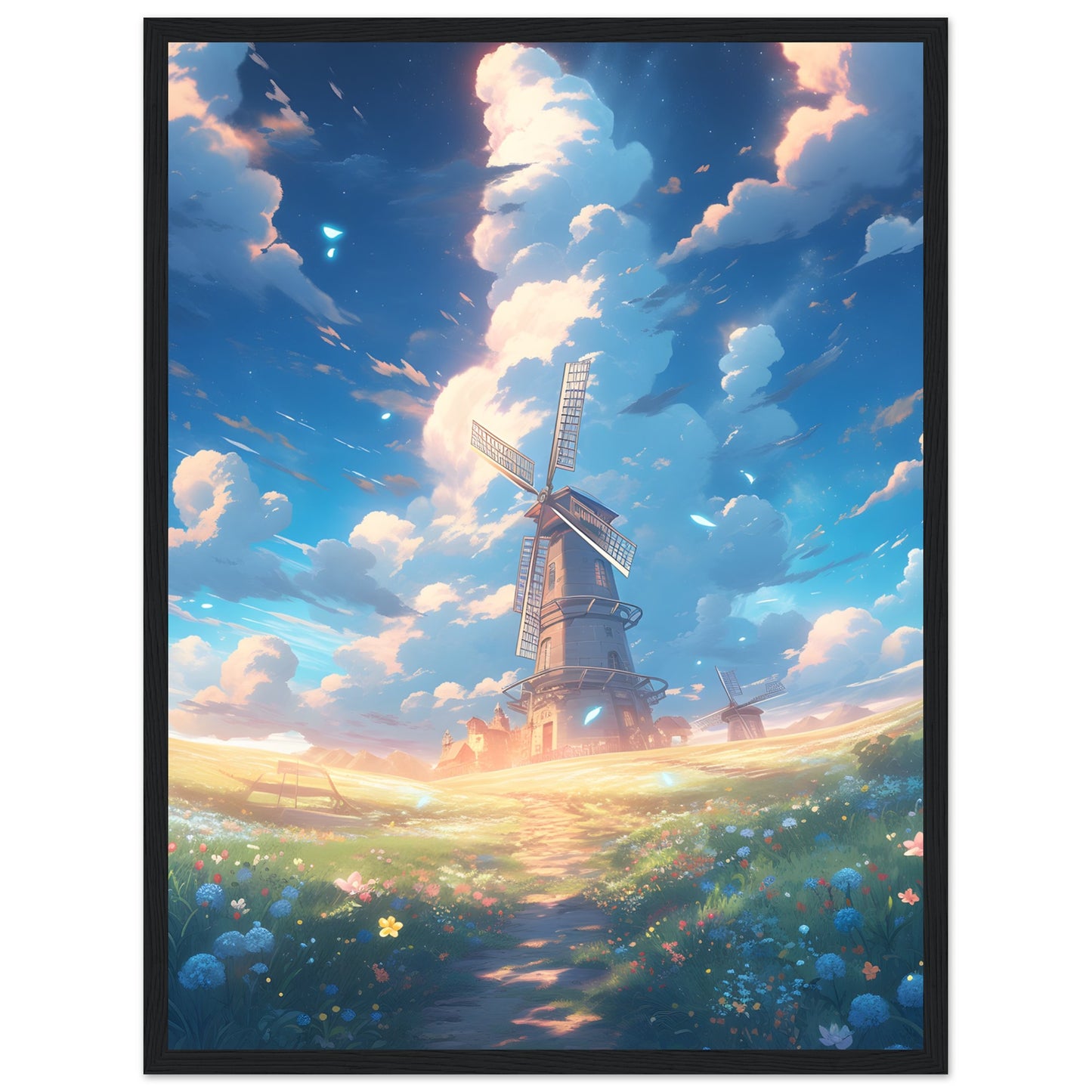 Beautiful Windmill - Poster