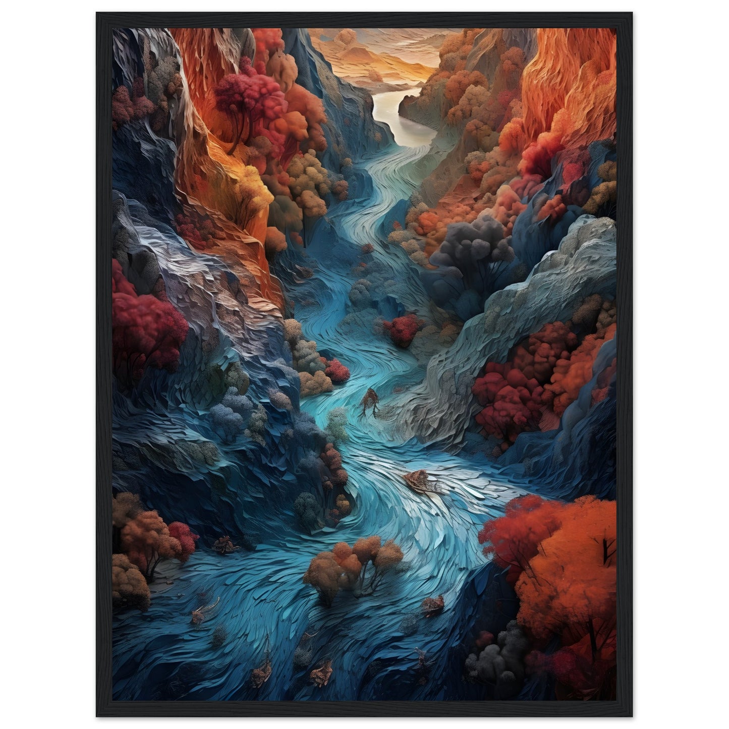 Flowing Serenity - Poster