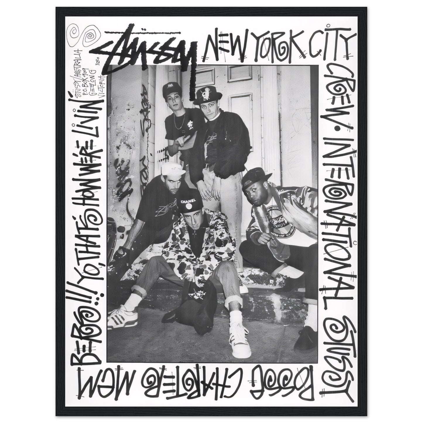 Stussy NYC posse. 1988 - Poster