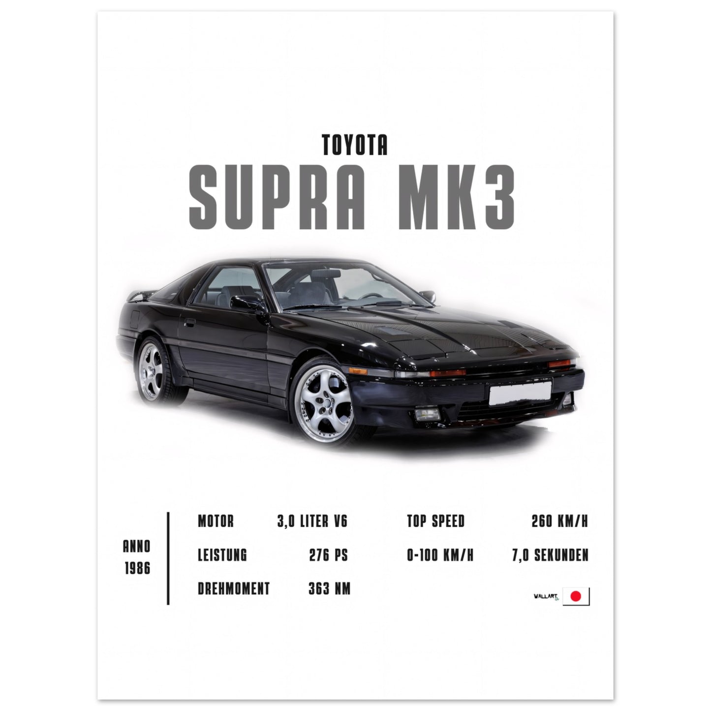 Detailed Supra MK3 - Poster