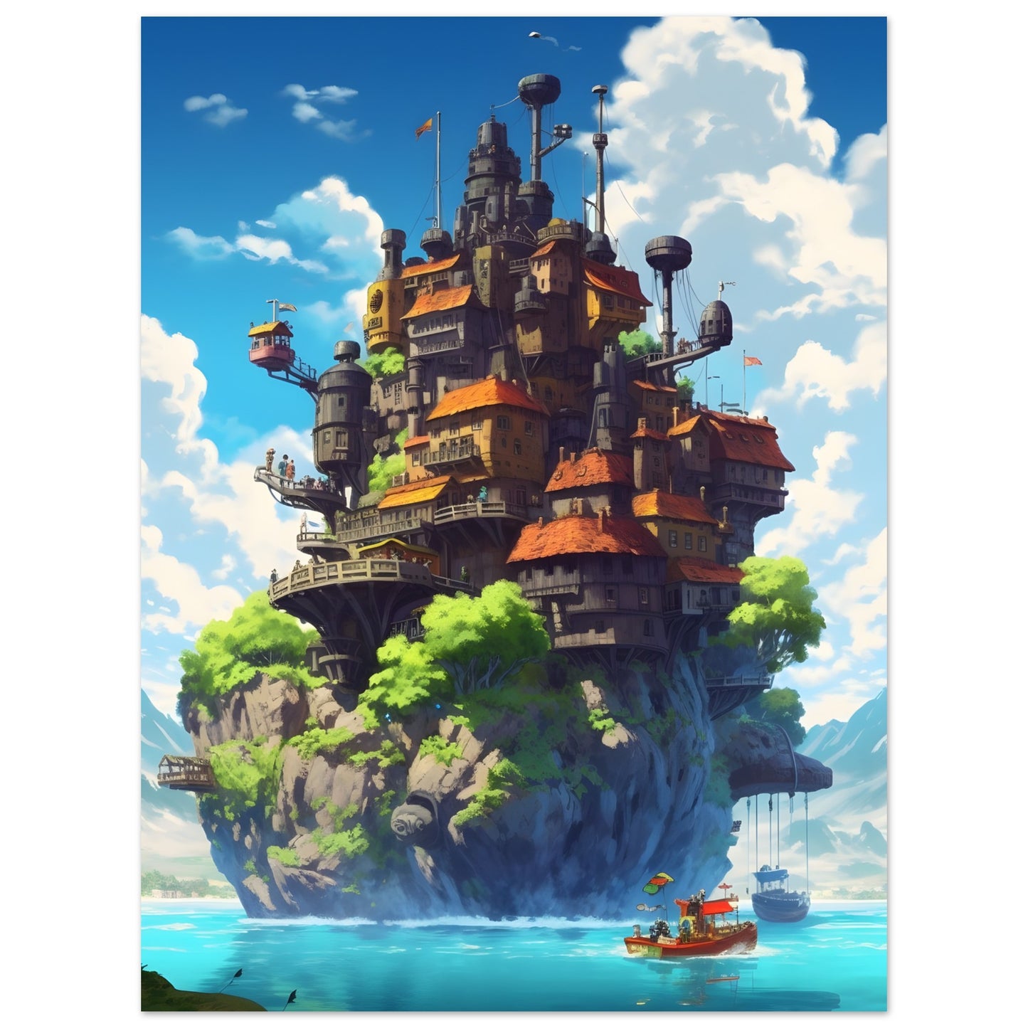 Island Castle - Poster