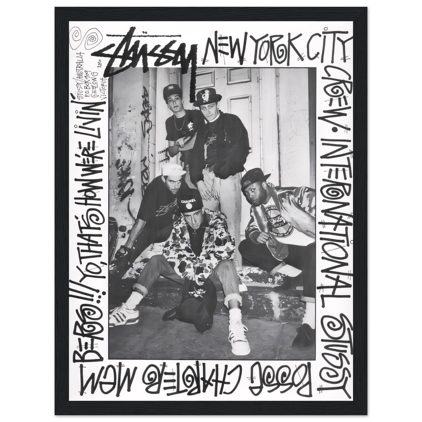 Stussy NYC posse. 1988 - Poster