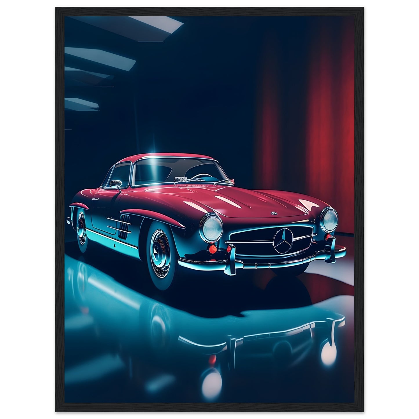 1957 Mercedes Benz 300 SL - Poster