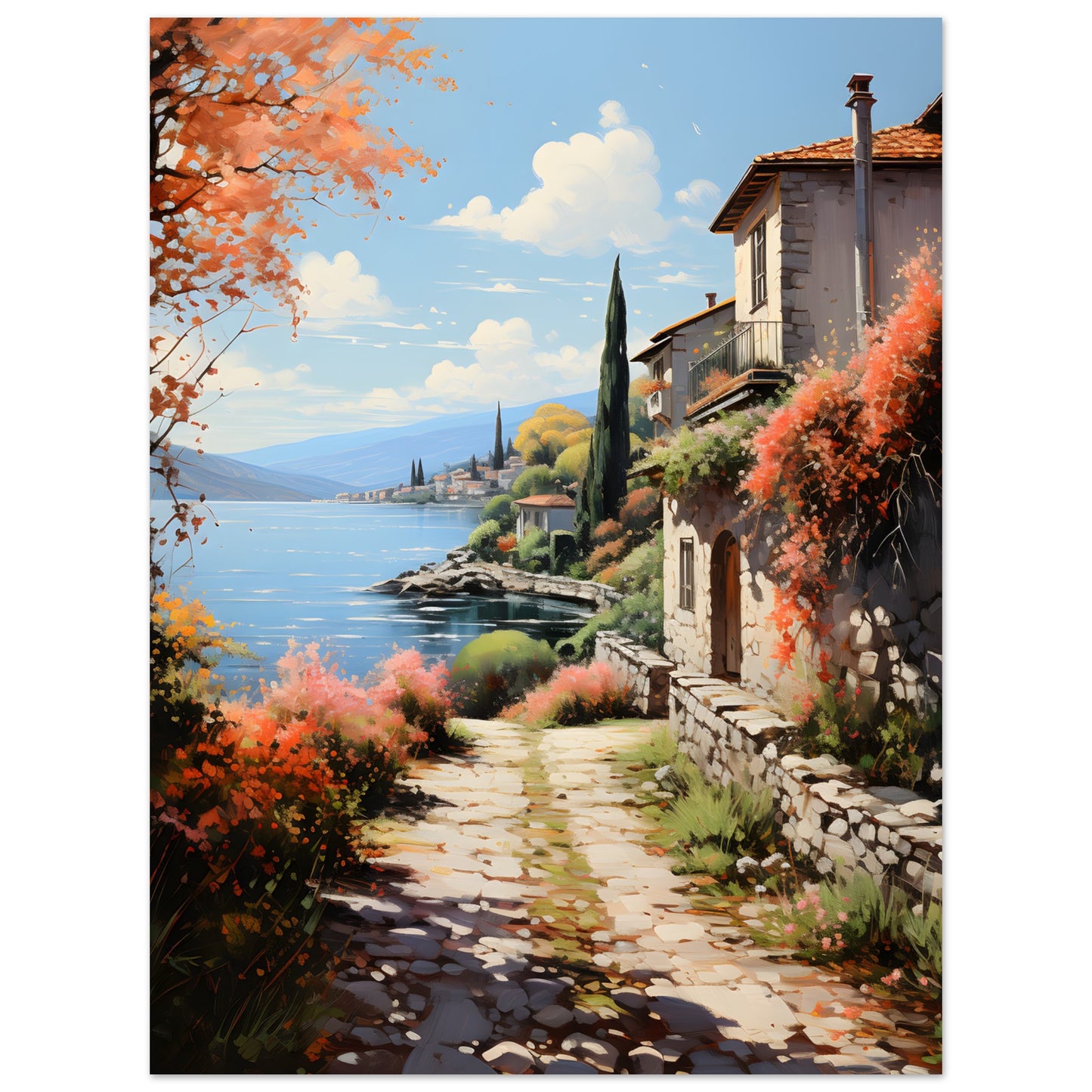 Romantic Villages - Poster