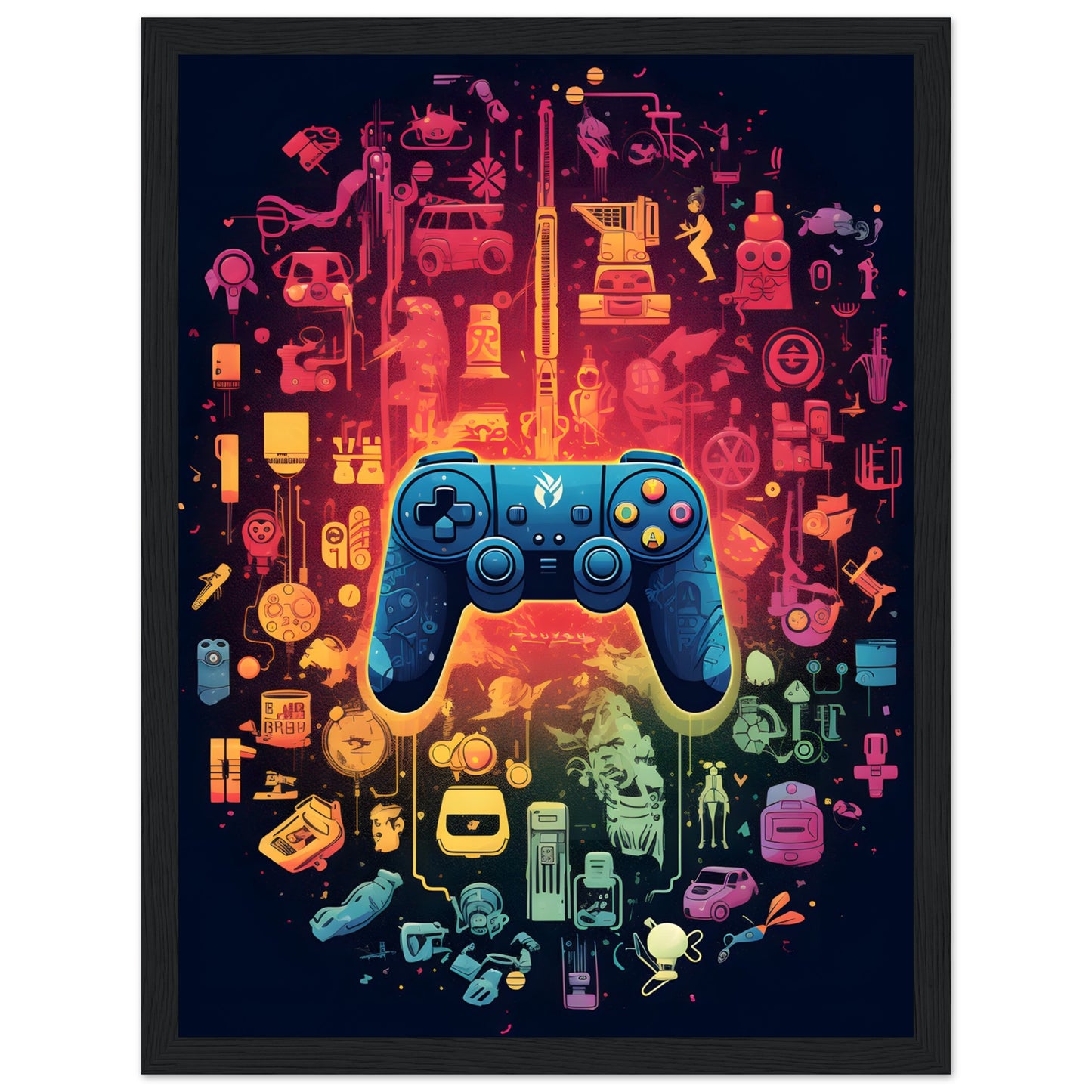 Cyberpunk controller - Poster