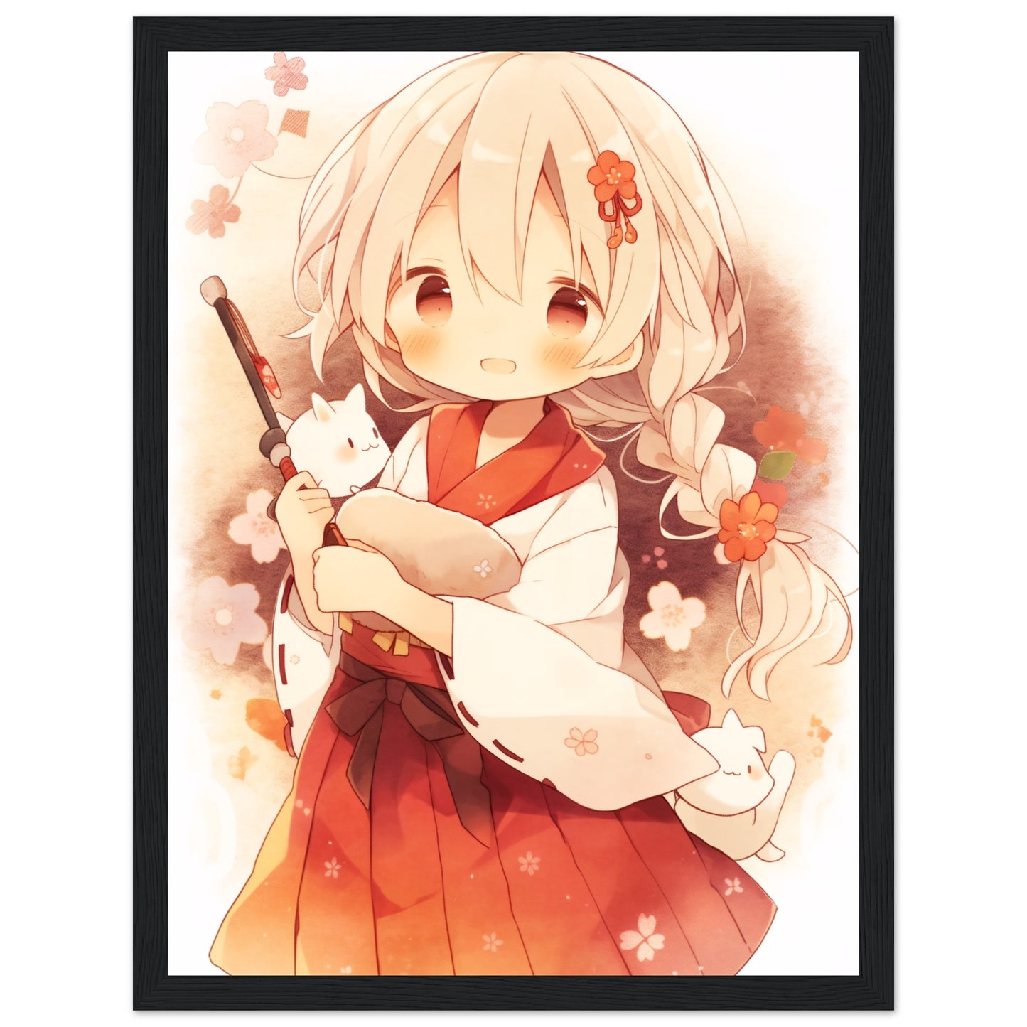 Strawberries Samurai - Poster