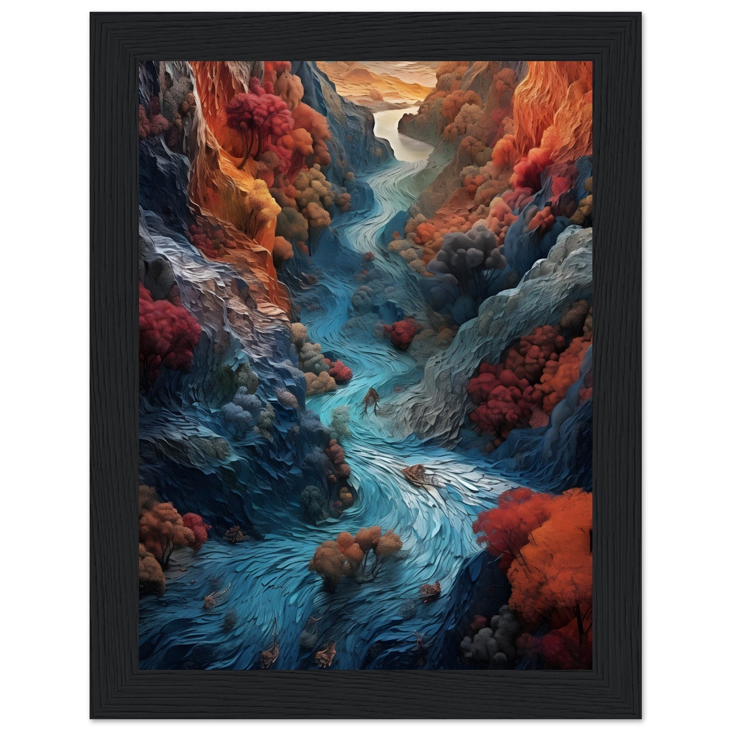 Flowing Serenity - Poster