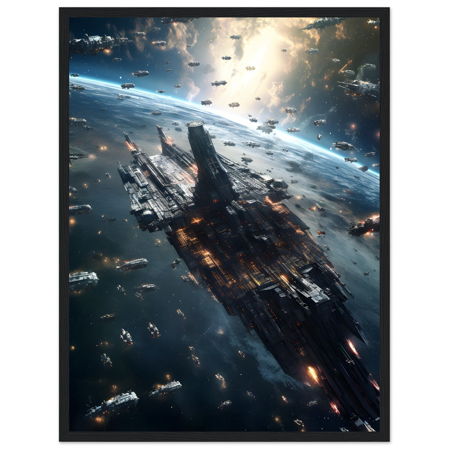 Space Battle War - Poster