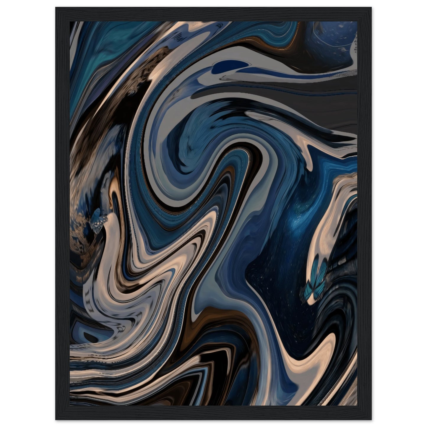 dynamic blau - Poster