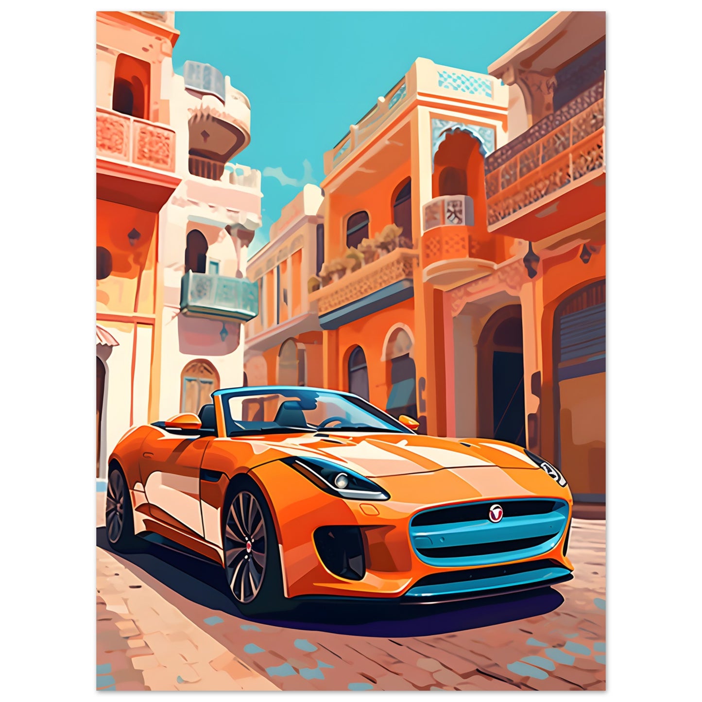 Jaguar F-Type IV - Poster
