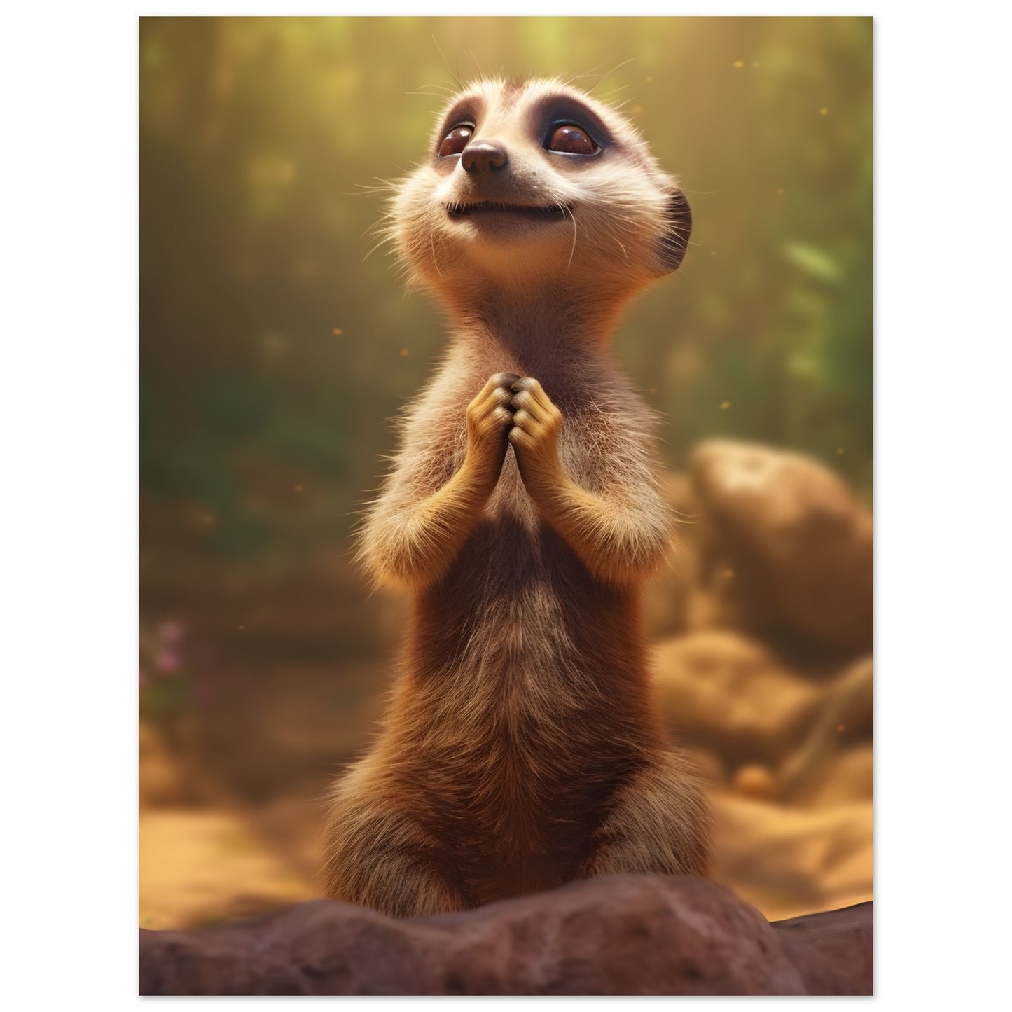 bendición suricata - cartel 