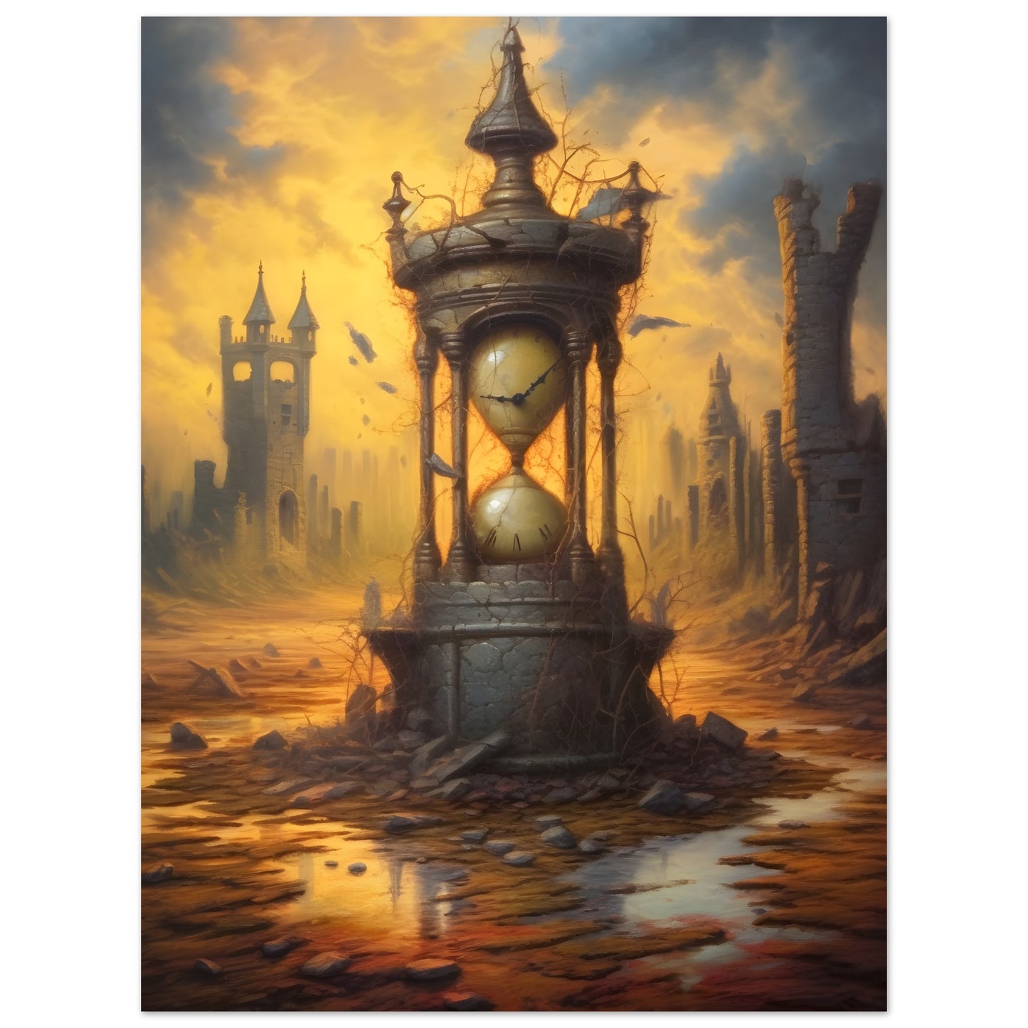 Surreal Timepiece - Poster