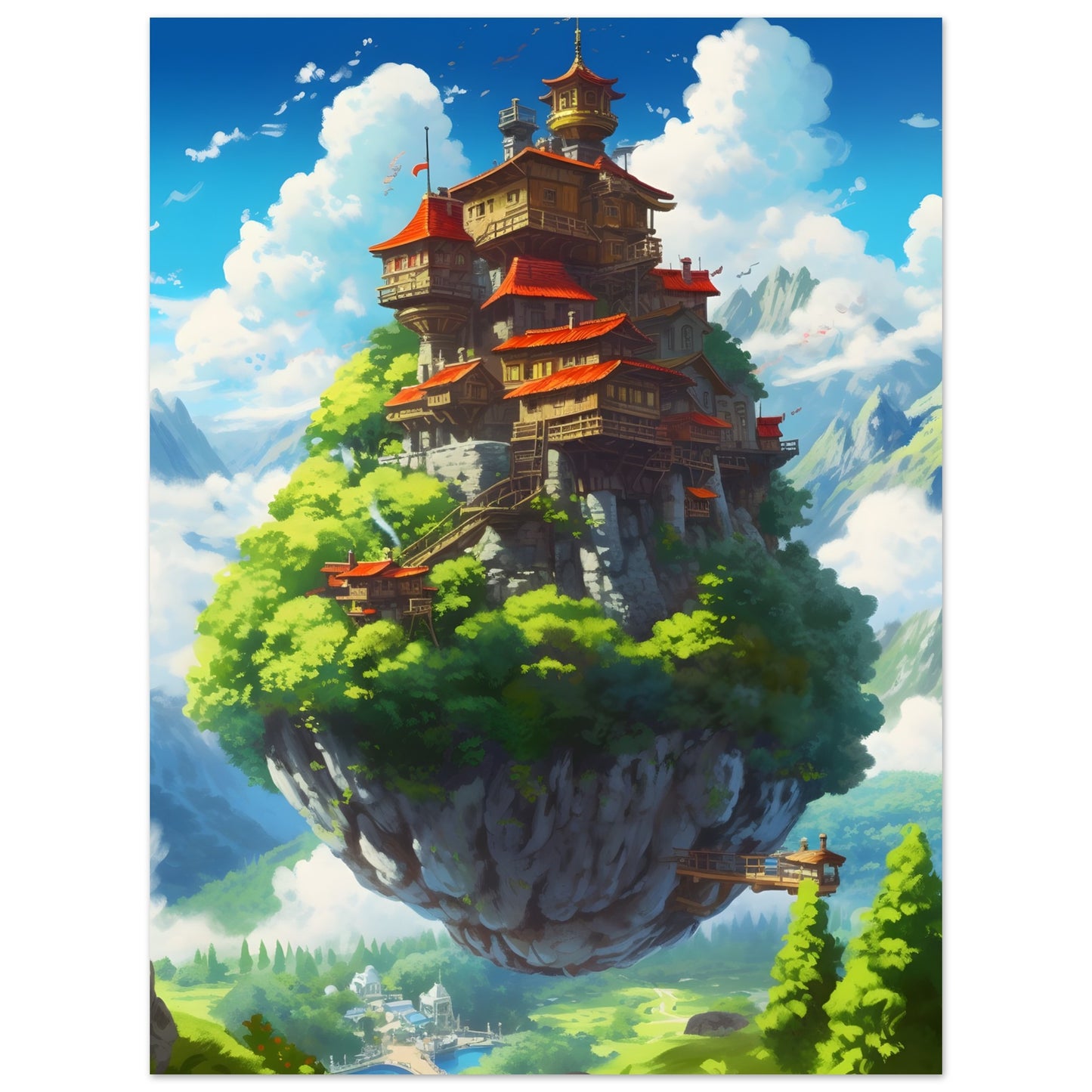 Flying Island - Poster