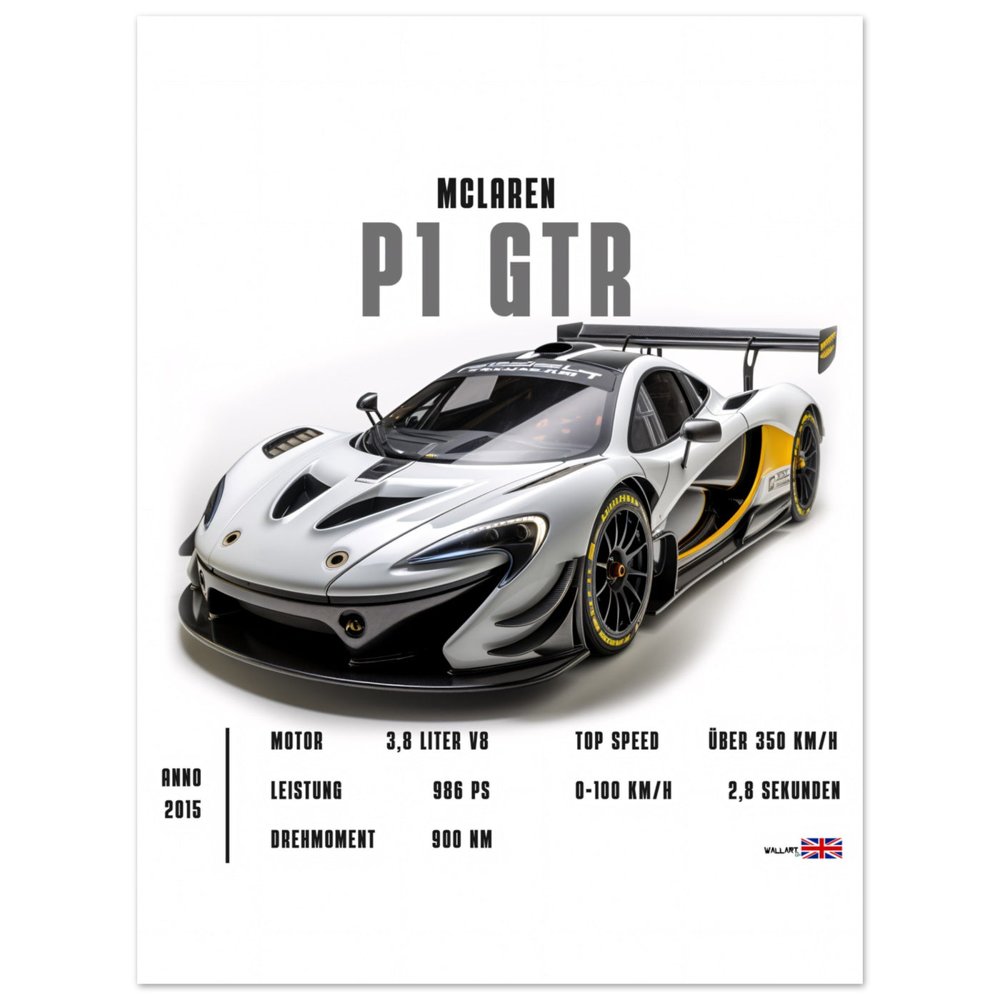 Detailed P1 GTR - Poster