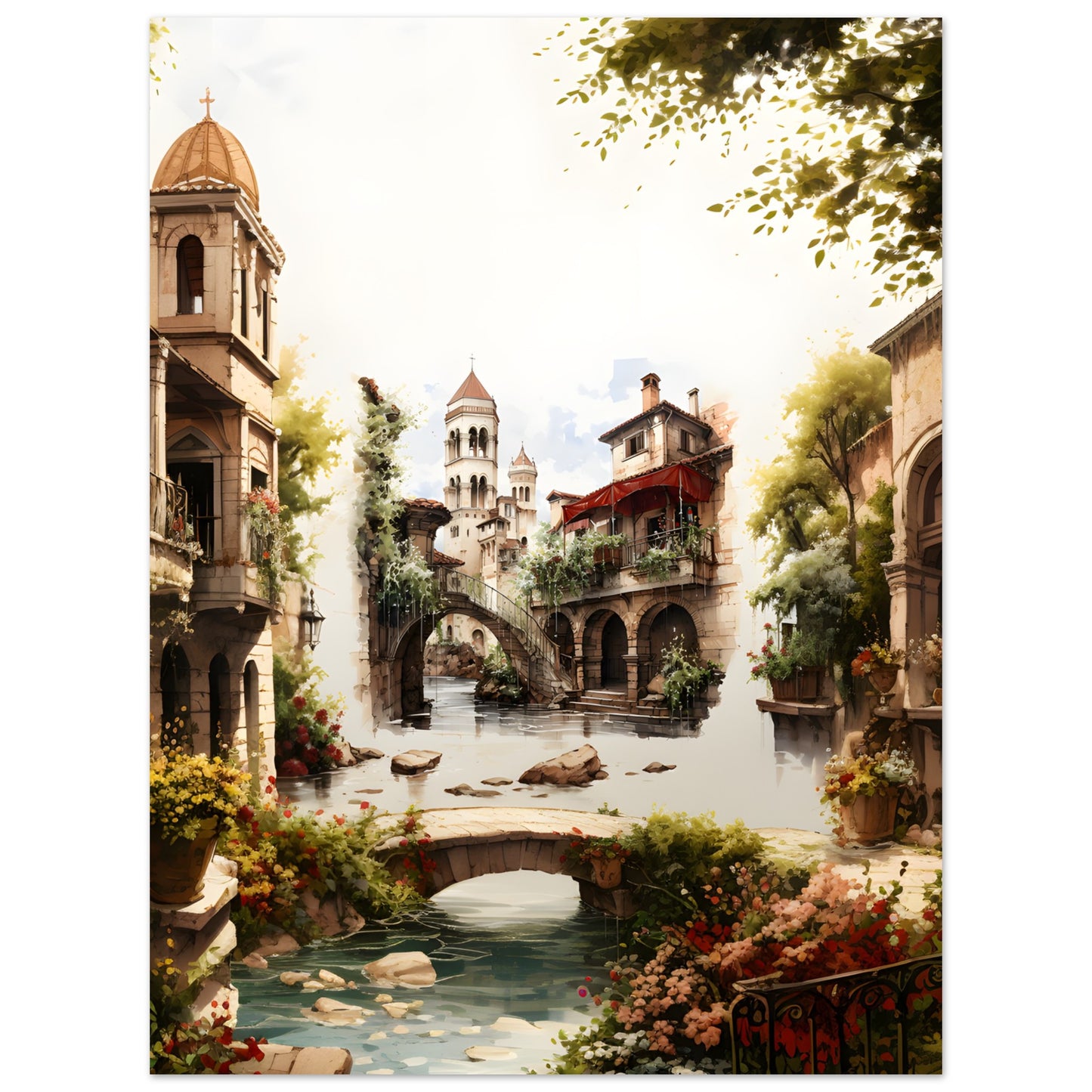 Venetian Reflections - Poster