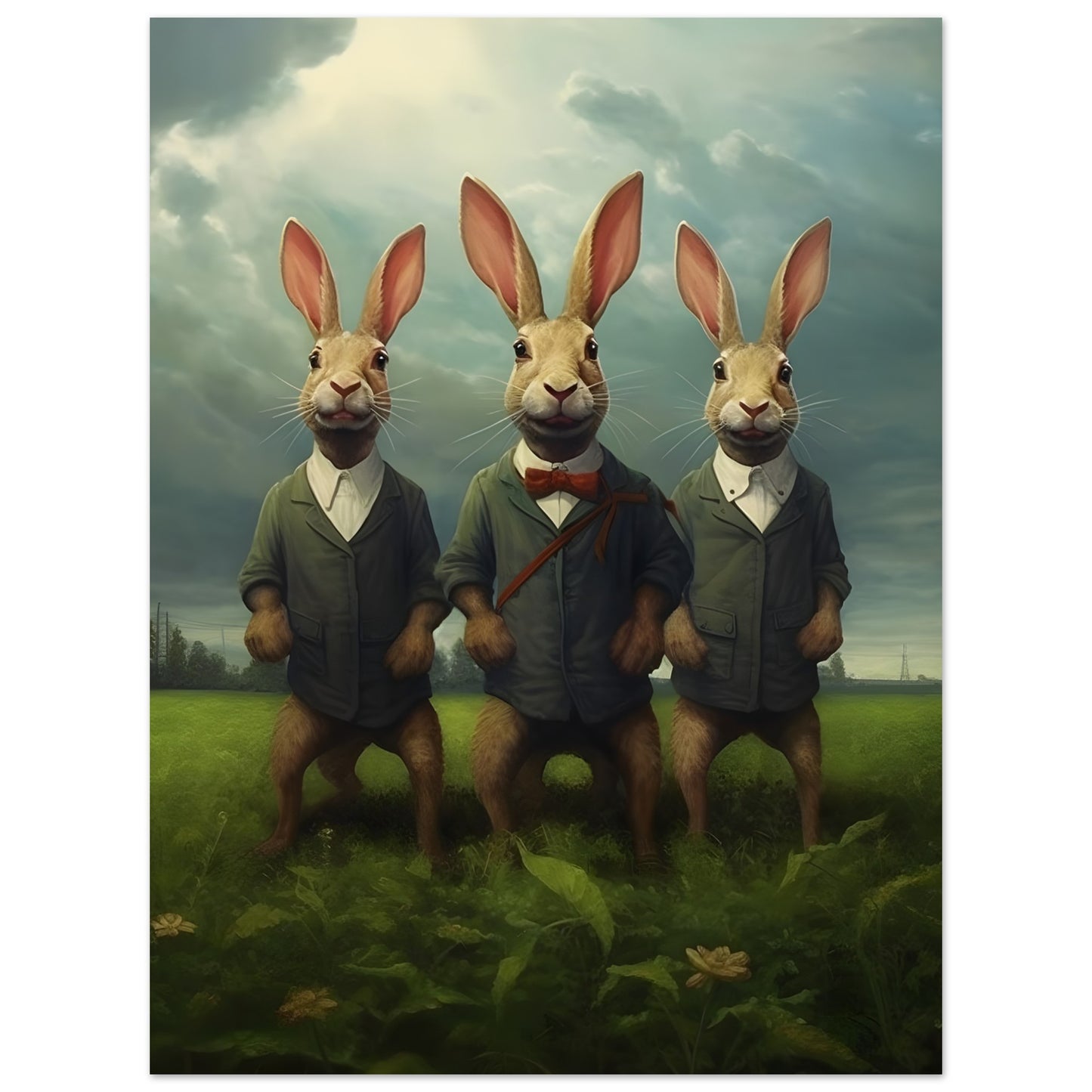 Suited Buns - Poster