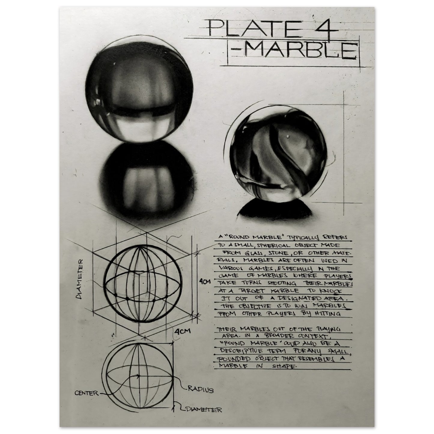 Marble - Poster