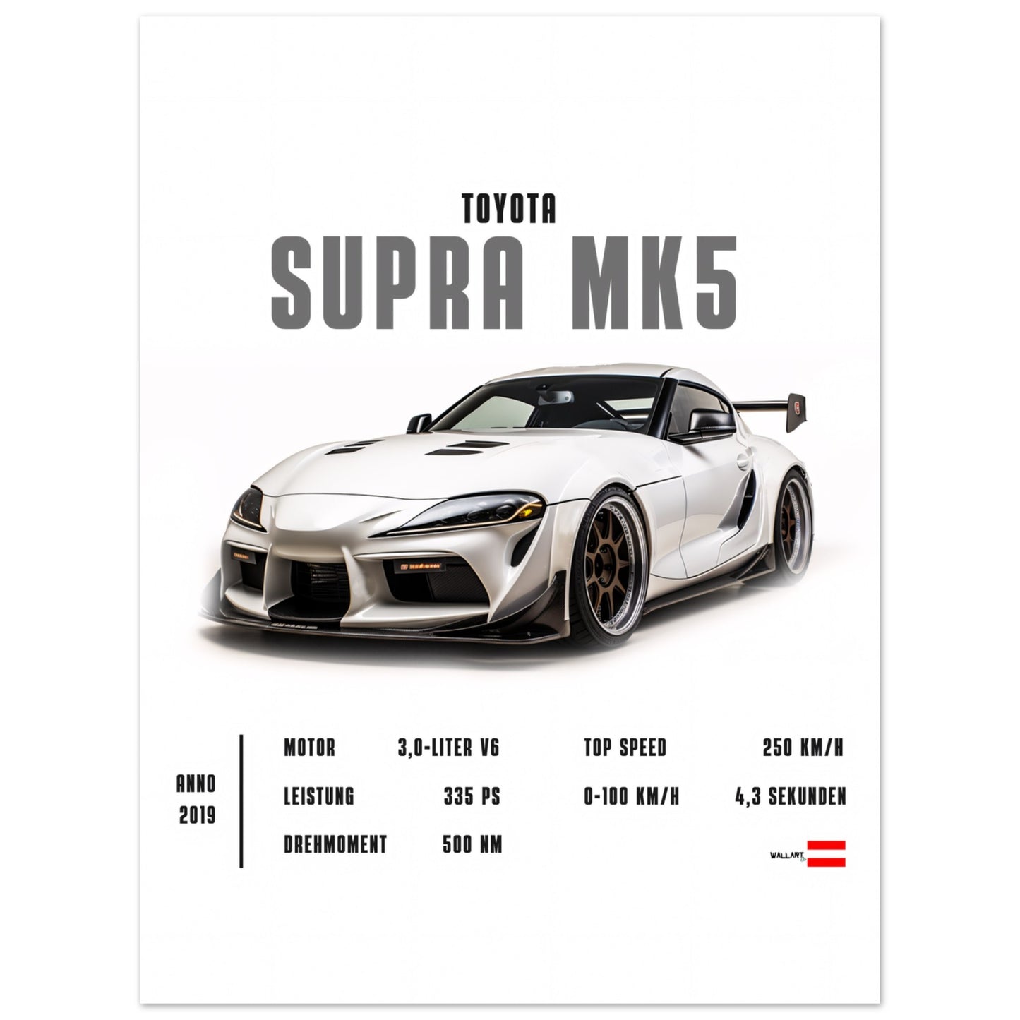 Detailed Supra MK5 - Poster