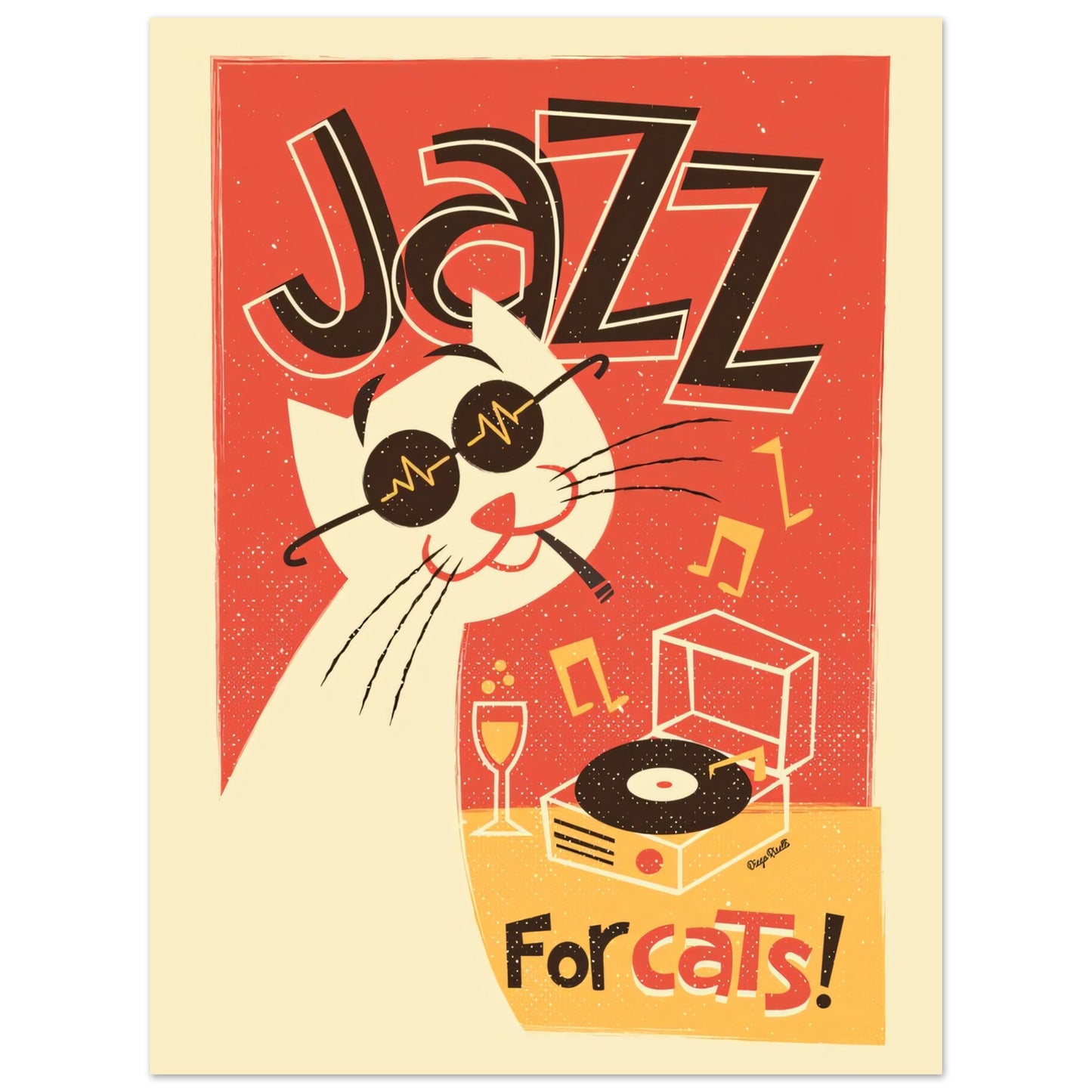 Jazz For Cats! - Poster