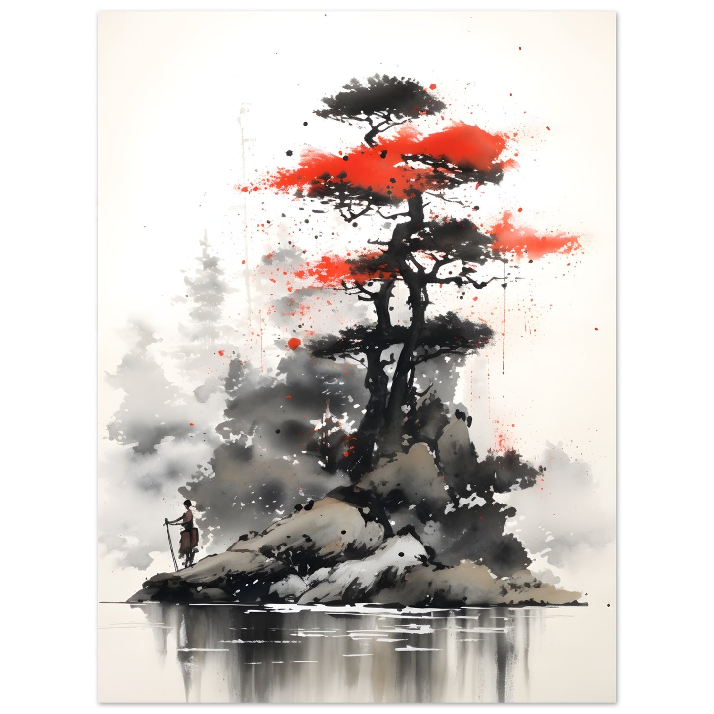 Zen in Tinte - Poster