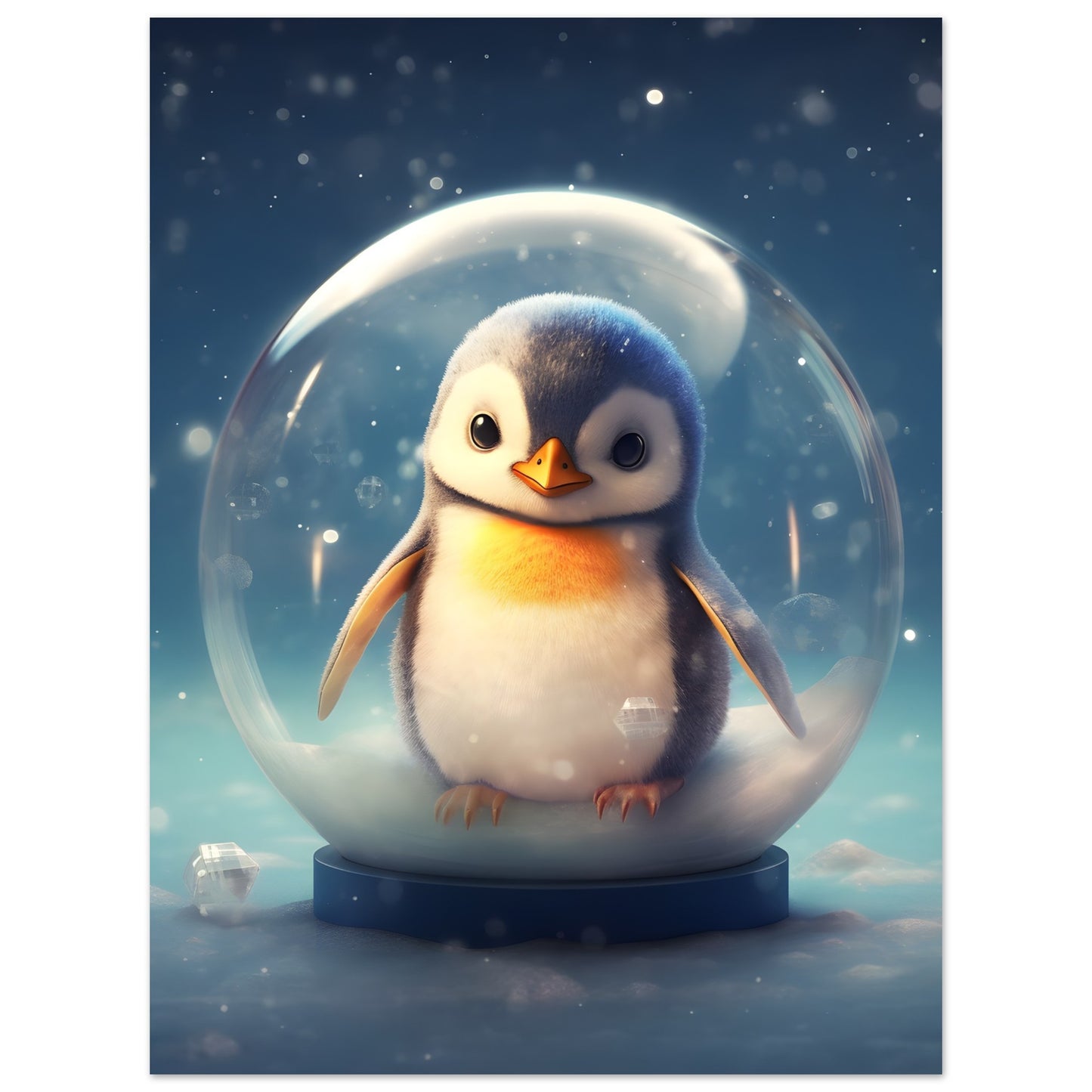 Playful Waddlers - Poster