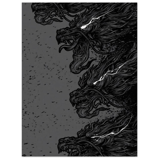 Dark Chinese Dragon - Poster
