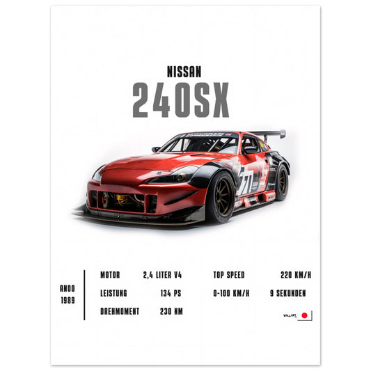 Detailed 240SX - Poster