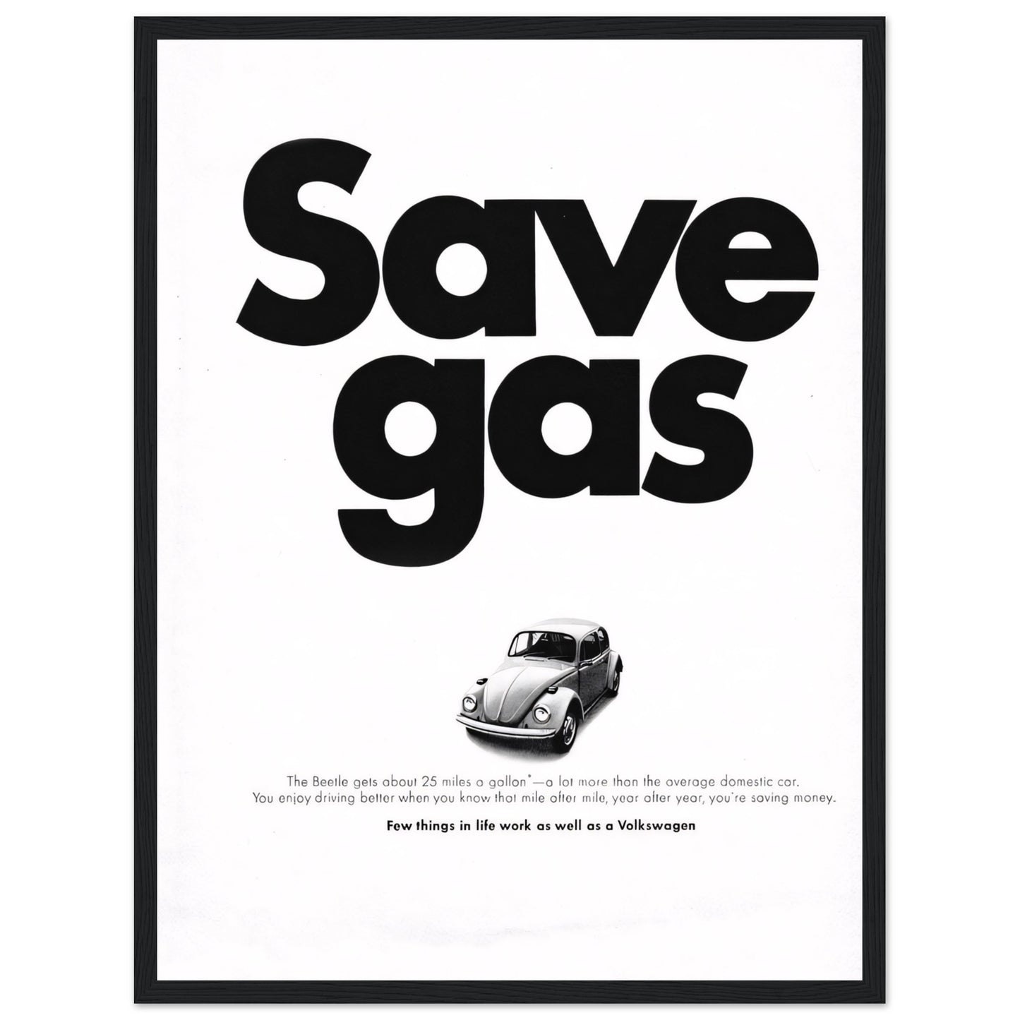 Save gas - Poster
