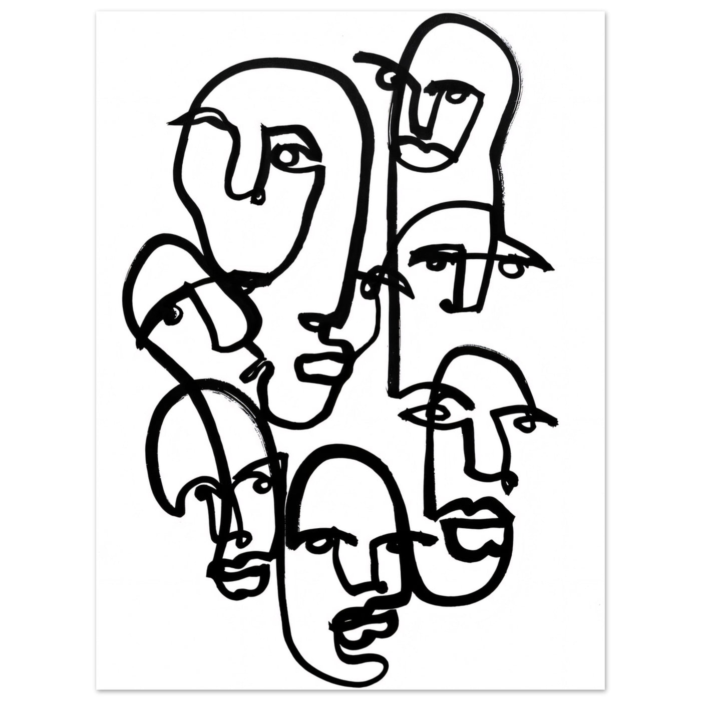 Faces - Poster