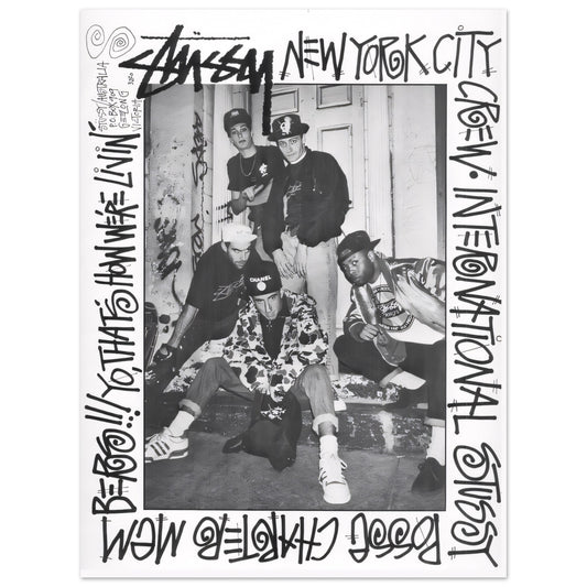 Stussy NYC posse. 1988 - Poster