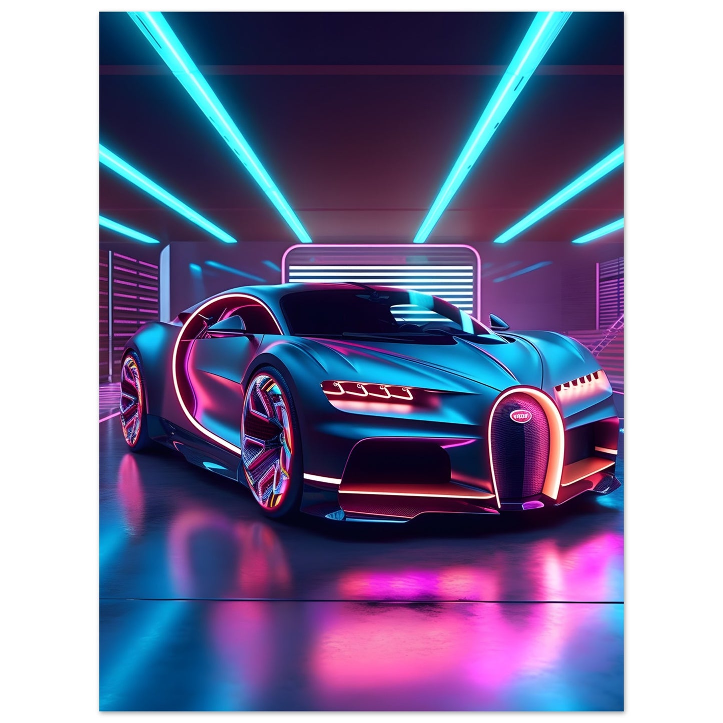 Bugatti Chiron - Poster