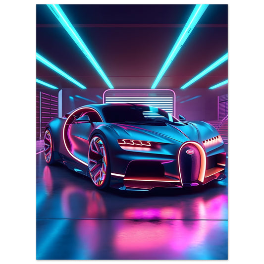 Bugatti Chiron - Poster
