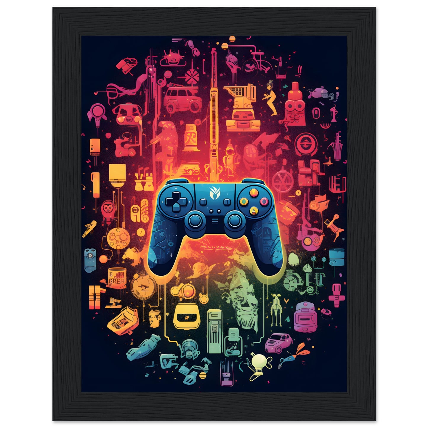 Cyberpunk controller - Poster