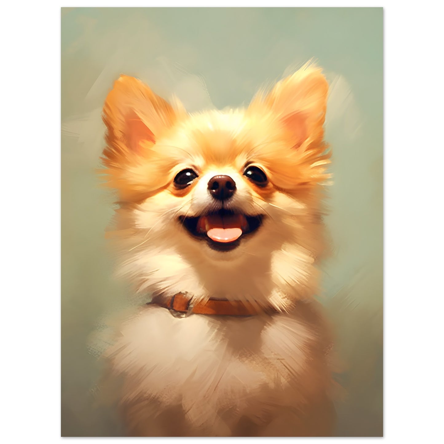 Long Haired Chihuahua - Poster