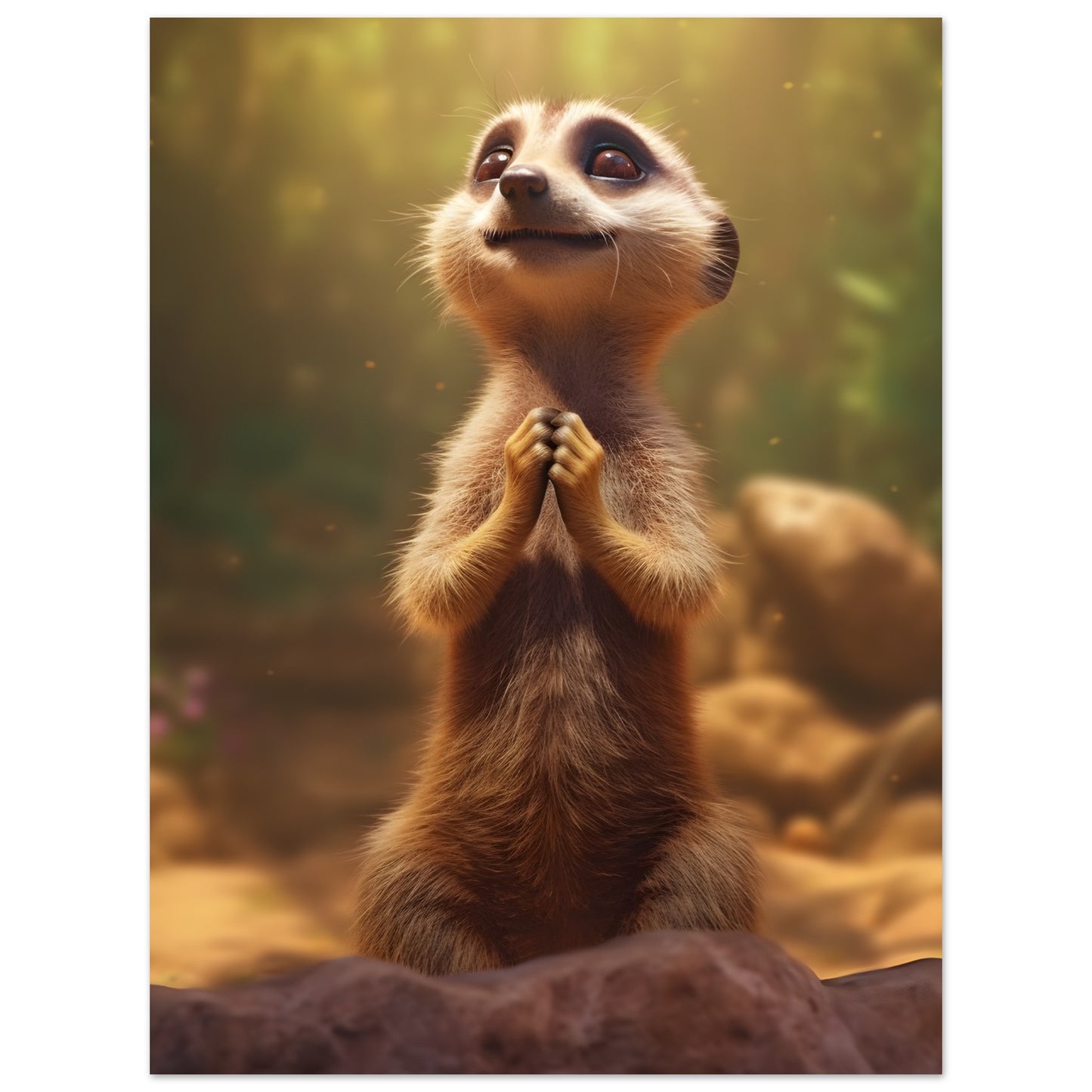 bendición suricata - cartel 