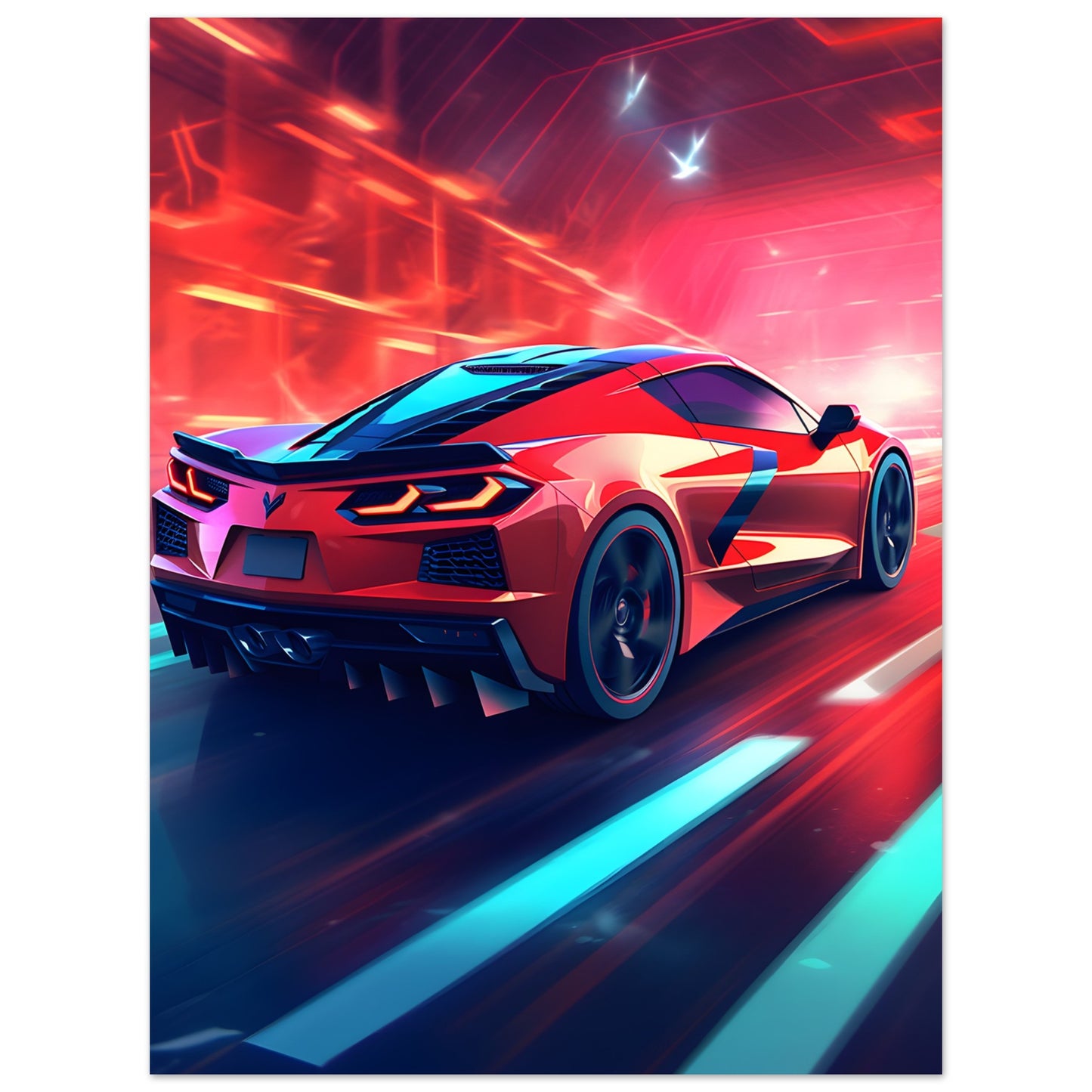 Chevrolet Corvette - Poster