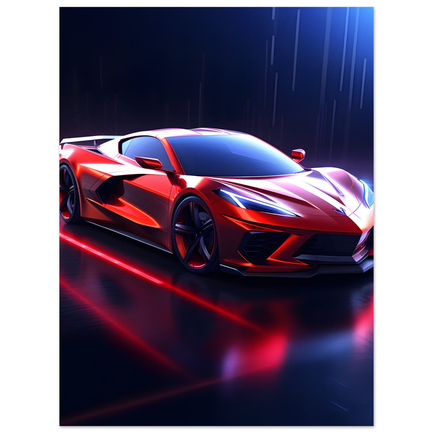 Chevrolet Corvett - Poster