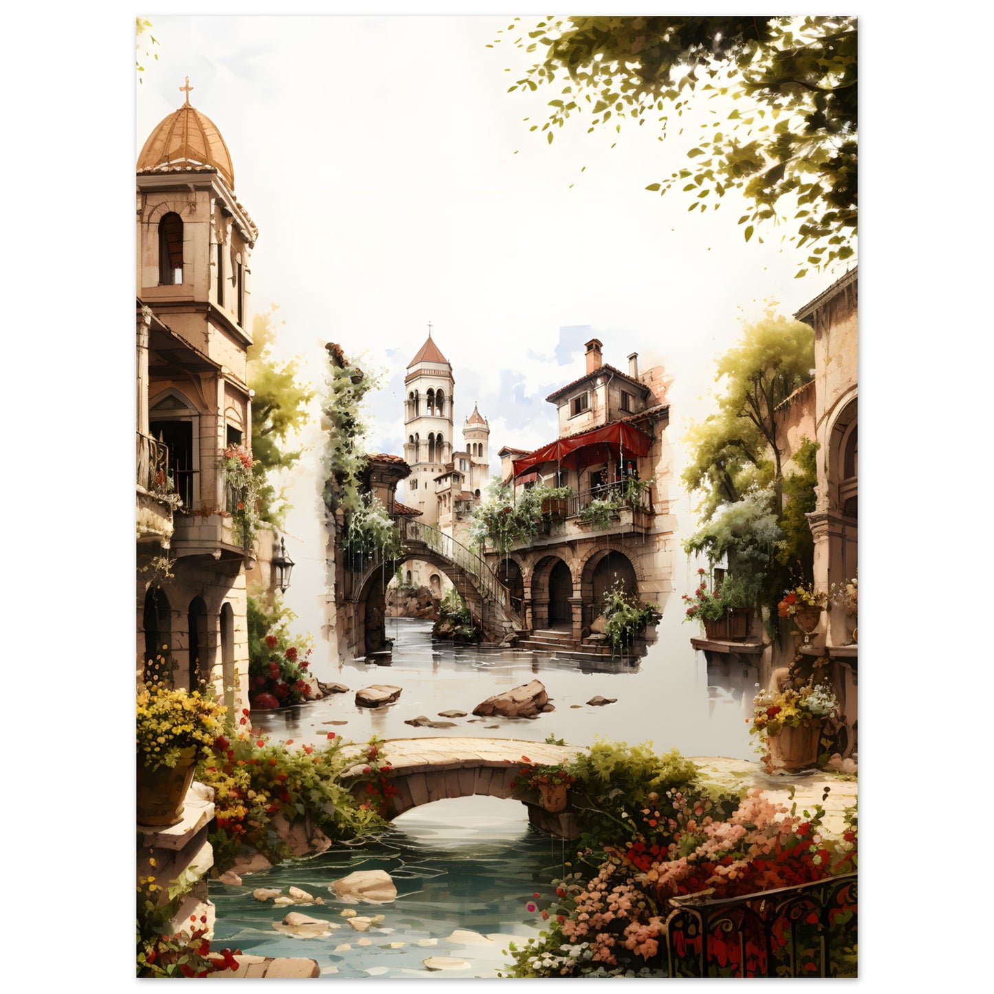 Venetian Reflections - Poster