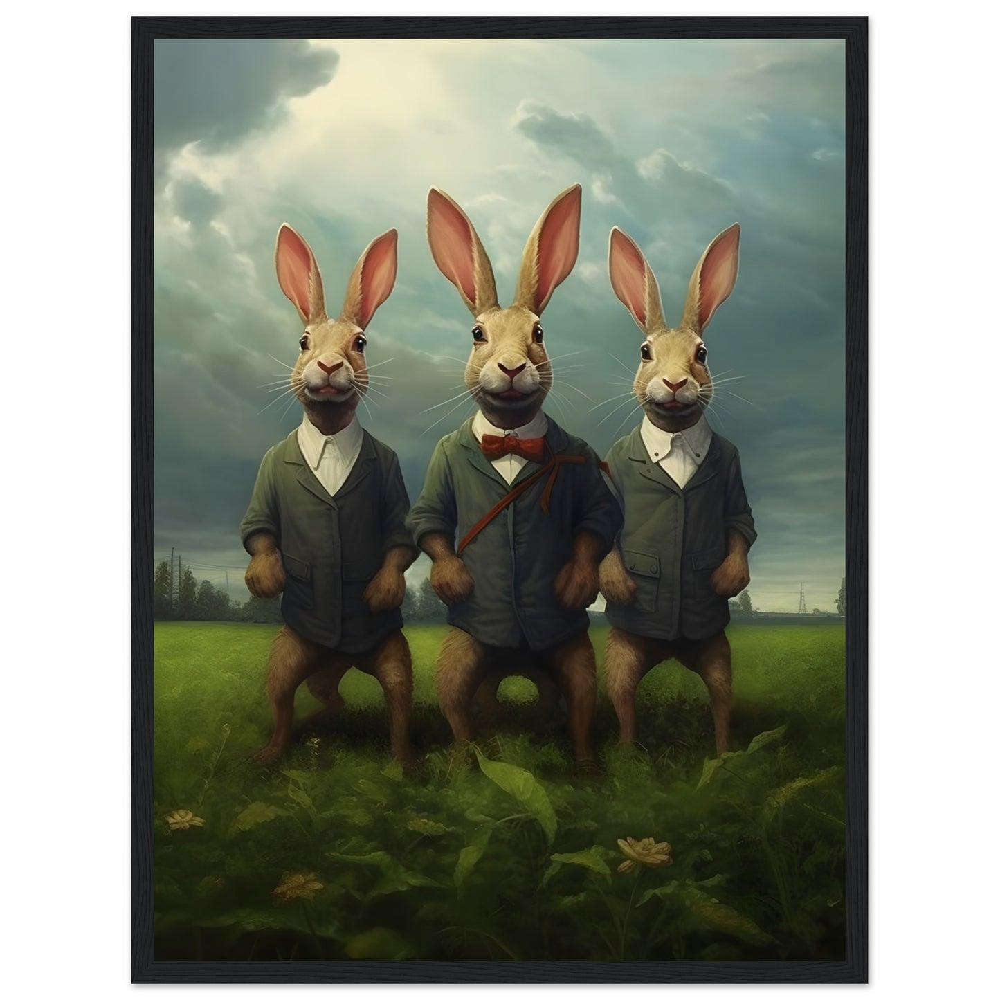 Suited Buns - Poster
