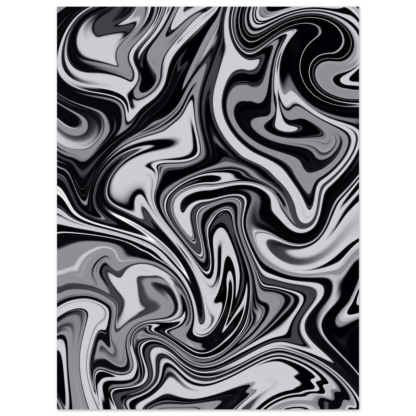 Verschwommen Schwarz weiß - Poster