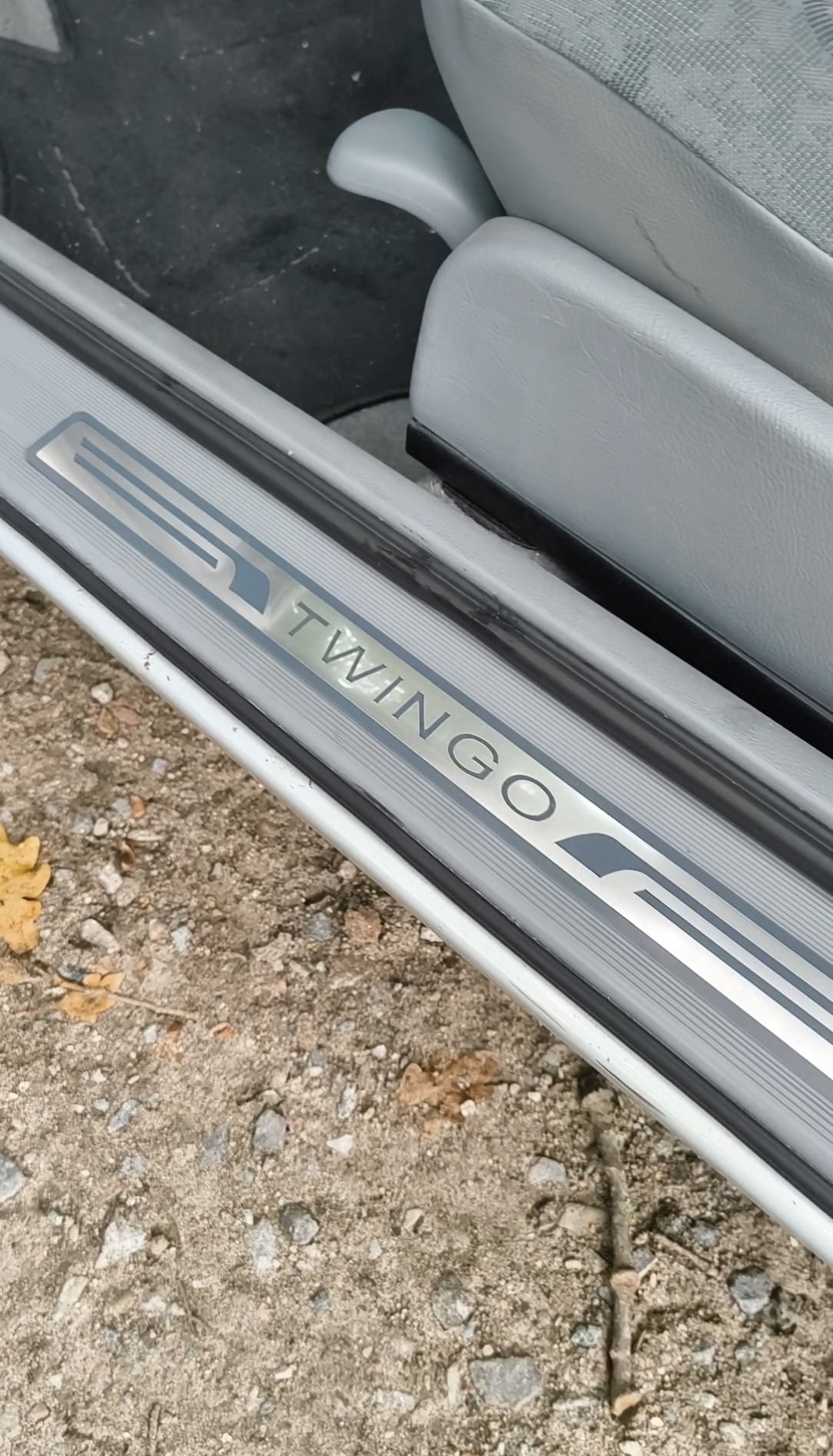 Renault Twingo Door Sill Scuff Plates / Door Edge Protection (4-Piece Set)